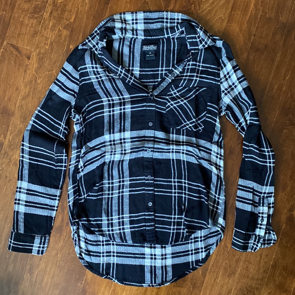 Lucky Brand Plaid Flannel Button Down